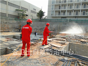 光明力邦科技园土建白蚁预防工程