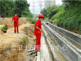 坪山坪德线复合电缆沟白蚁防治工程