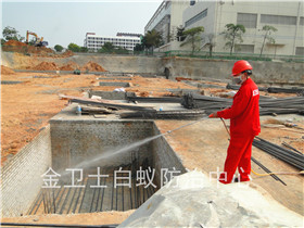 深圳南山丽湖中学土建白蚁预防工程